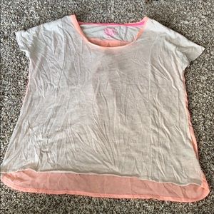 SO brand t-shirt with mesh back.